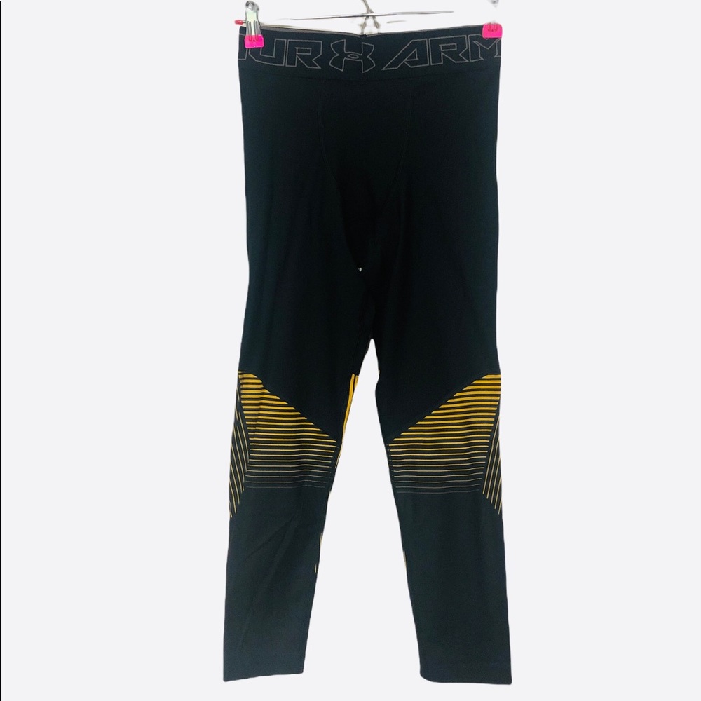 NWT UA Project Rock Vanish Black 3/4 Leggings Pants Sz S - Picture 6 of 12